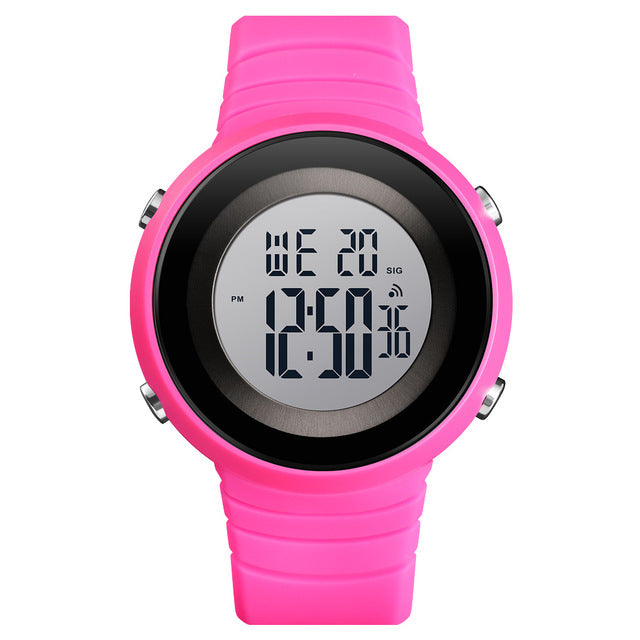SKMEI 1507 5ATM Waterproof Stopwatch Alarm Outdoor Sports Digital Watch Men Watch
