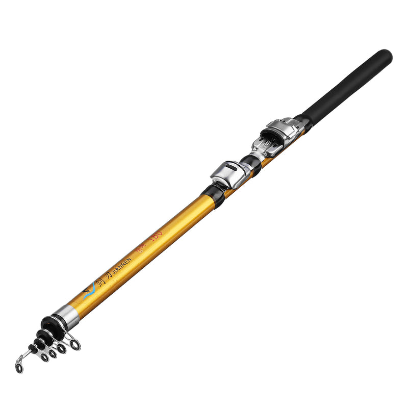 ZANLURE 1.8m 2.1m 2.4m 2.7m 3.0m Fiber Telescopic Spinning Fishing Rod Sea Fishing Pole Seaknight