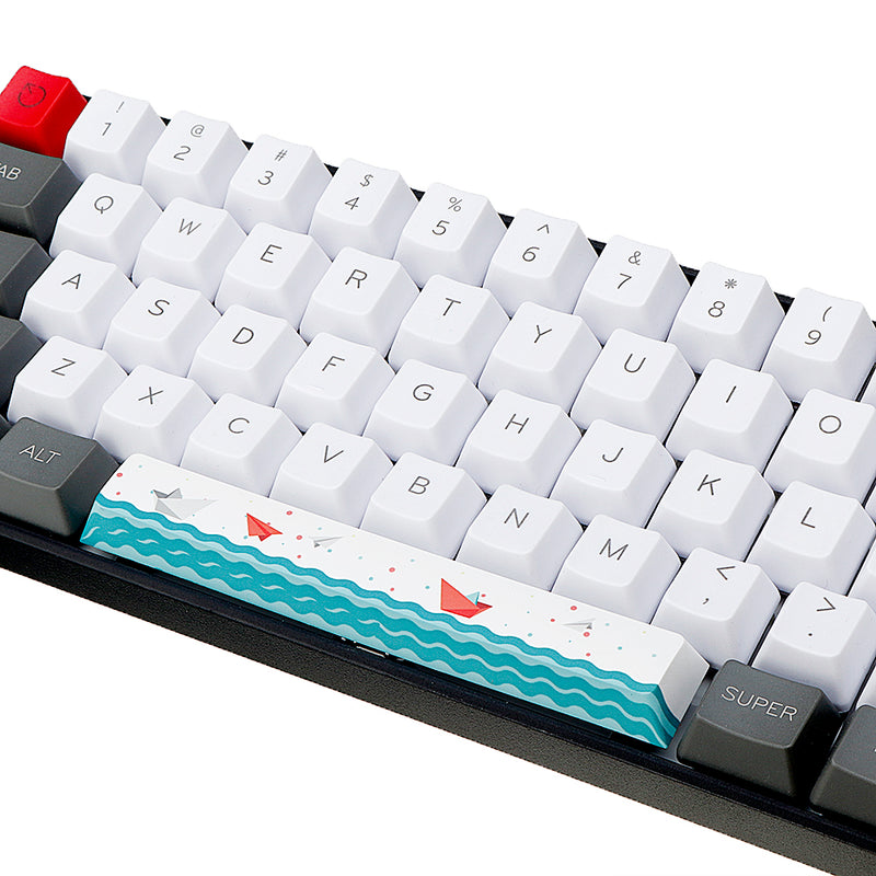 Five-sided Dyesub PBT Voyage Space Bar 6.25u Novelty Keycap