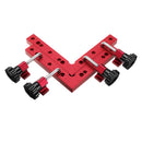 Drillpro 6pcs/set 120/140/160mm 90 Degree L-shaped Auxiliary Fixture Positioning Panel Fixing Clip Woodworking Clamping Tool