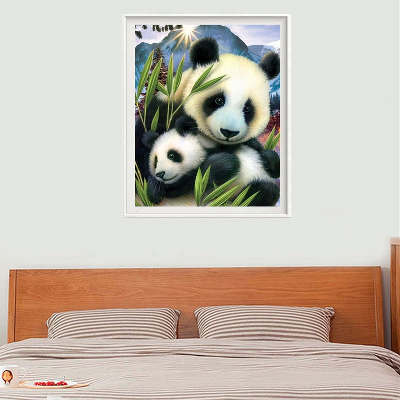 5D Diamond Painting Panda Painting Home Decorations Love Animal DIY Family Handwork