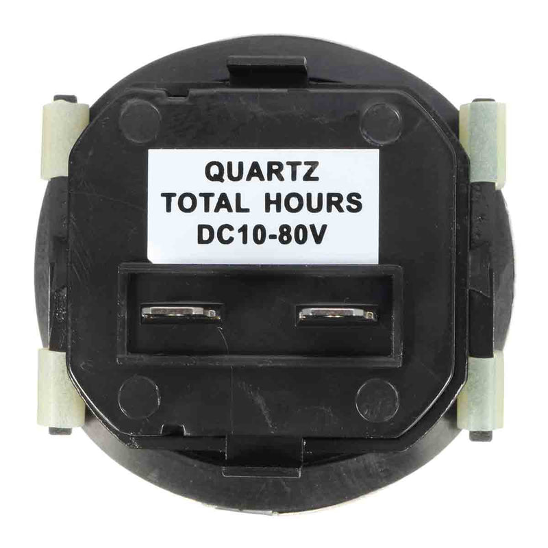 DC 10-80V Engine Round Hour Meter Hour Meter Gauge ATV Boat Vehicle