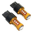 Pair T20 7443/7440 LED Car Brake Lights Reverse Backup Bulbs DC12V-24V 15W 600LM