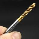 M5x0.8 HSS Titanium Coated Screw Thread Metric Spiral Fluted Machine Screw Tap
