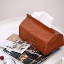 PU Leather Tissue Box Napkin Holder Case Home Kitchen Paper Holder Storage Box