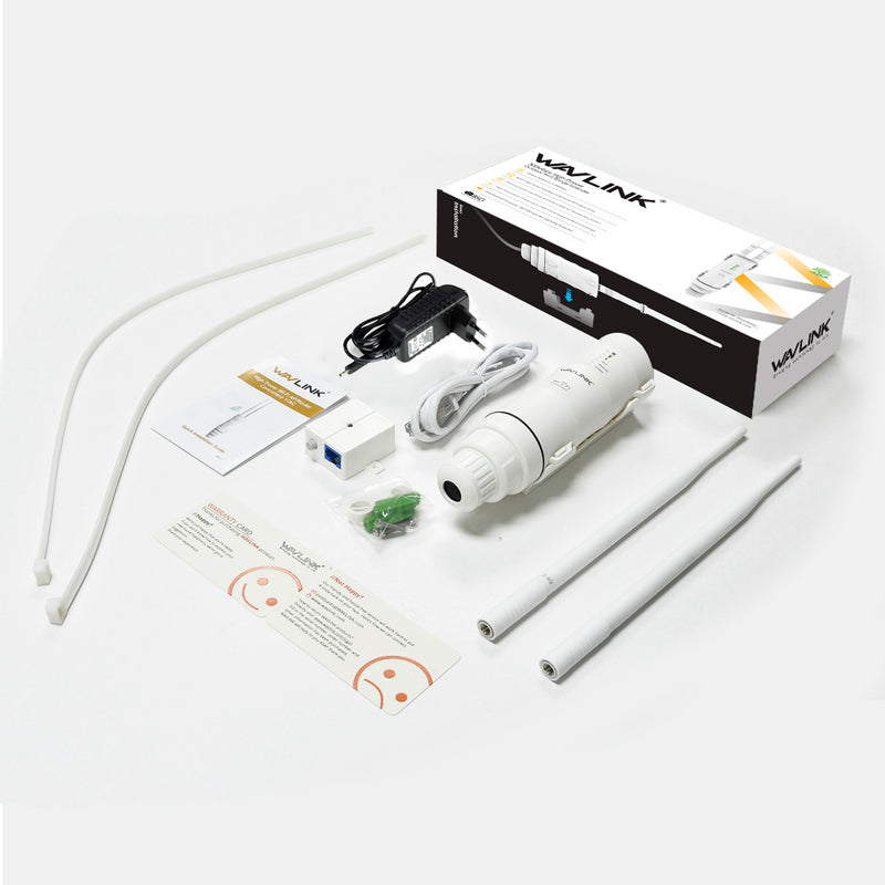 Wavlink N300 2.4G High Power Outdoor Weatherproof 30dbm Wireless Wifi POE Router/AP Repeater 1000mW