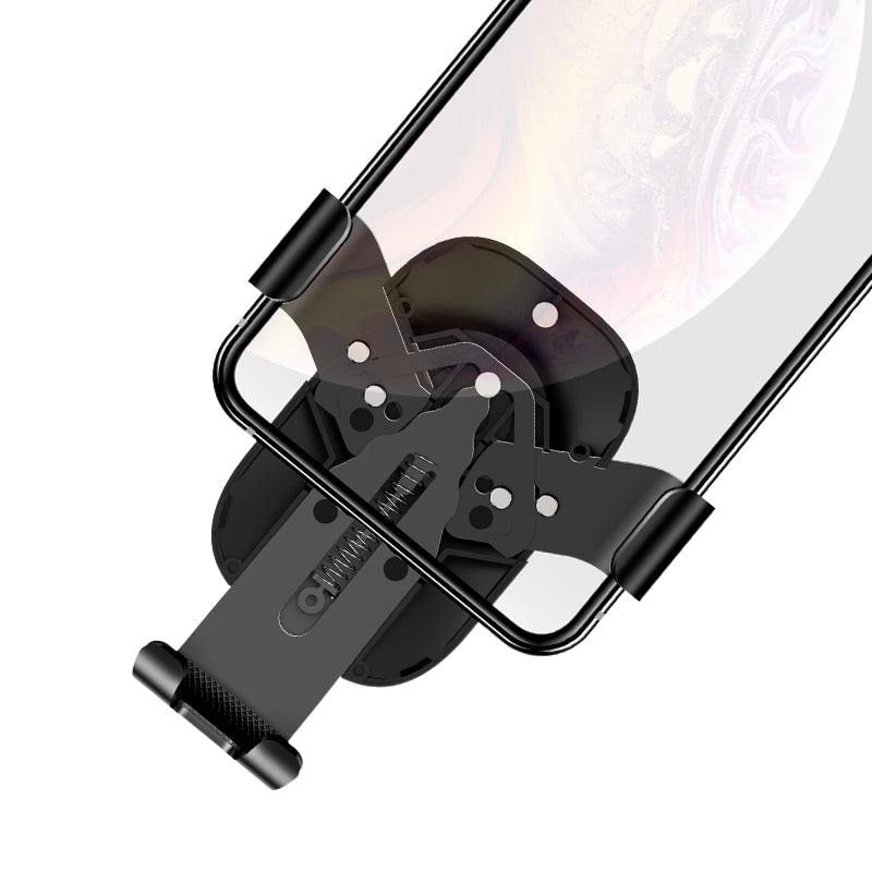 USAMS US-ZJ052 Universal Automatic Smartphone Car Air Vent Car Phone Holder for iPhone 11 Pro X XR XS Max 8 Plus for Samsung S9/S9+ S8 Note 9 - White