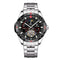 TEVISE T855 Waterproof Full Steel Automatic Mechanical Watch Business Style Men Watch