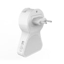 Multifunction USB Wall Socket LED Socket Night Light Plug-in Wall Warm White Light Control On/OFF Plug Socket Power Strip EU/US