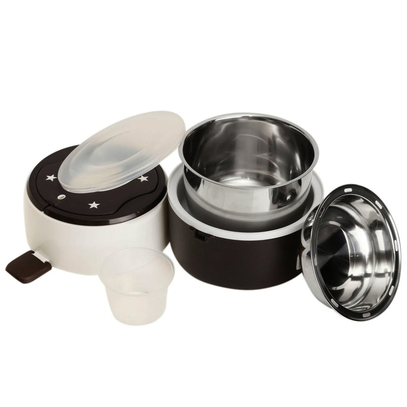 Electric 1.0L 200W Mini Portable Lunch Rice Cooker Home Dormitory Office Steamer Pot Heating Rice 2 Layer