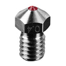 Dotbit 0.4mm V6 Ti Alloy Ruby Nozzle Compatible with PETG ABS PEI PEEK for 3D Printer