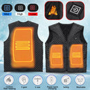 M/L/XL/2XL/3XL 3 Gear Unisex Thermostatic 5 Pads Heating USB Intelligent Heated Sleeveless Vest