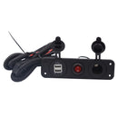 5V 3.1A LED Dual USB Charger 12-24V Socket Power Supply Waterproof Switch Panel Marine Car Boat