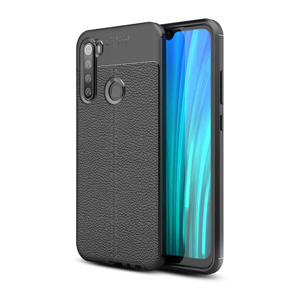 Bakeey Luxury Litchi Pattern Shockproof PU Leather Protective Case for Xiaomi Redmi Note 8