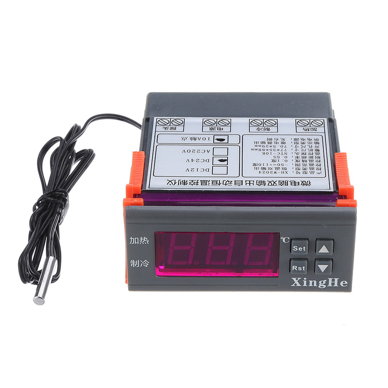 XH-W2024 Automatic Thermostat Cooling Heating 2 Group Output Upper and Lower Limit 2 Relay Output