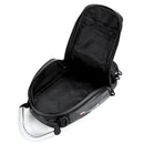 Magnetic Fuel Tank Bag Motorcycle Oil Saddlebags Touch Screen Phone Storage Bag Black