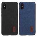 Bakeey Luxury Fabric Splice Soft Silicone Edge Shockproof Protective Case For Xiaomi Mi8 Pro / Xiaomi Mi8 Explorer Edition