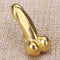 Miniature Brass Reproductive Organs Shaped Keychain Keyring Key Chain Pendant Funny Prank Gift