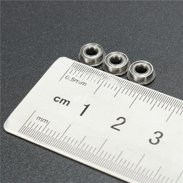 10pcs MF63ZZ 3x6x2.5mm Double Shielded Flange Ball Bearing
