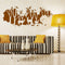 58cmx126cm Forest Fawn Deer Wall Sticker Wall Decal Home Room Wall Art Decor Gift