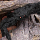 5FT/150cm Hairy Giant Spider Decorations Huge Halloween Outdoor Decor Toys for Party