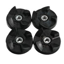2pcs Plastic Gear Base and 4pcs Rubber Gear For Magic Blender Spare Parts Replacement