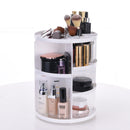 360 Rotating Makeup Organizer Box Brush Holder Jewelry Organizer Case Desktop Cosmetic Storage Box