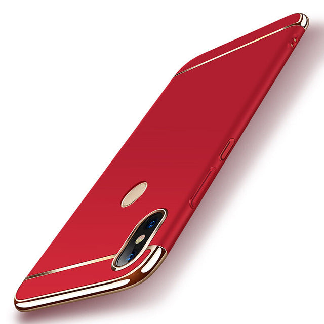 Bakeey Luxury 3 in 1 Plating Frame Splicing PC Hard Protective Case For Xiaomi Mi A2 / Xiaomi Mi 6X