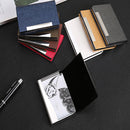 IPRee Stainless Steel Card Holder Credit Card Case Portable ID Card Storage Box Business Travel