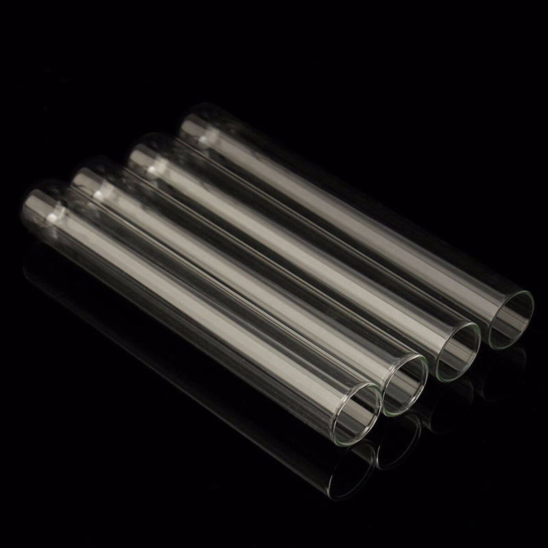 4pcs Borosilicate glass tube length 150mm diameter 20mm Test Tube Glassware high temperature Tube