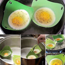 Silicone DIY Egg Poacher Cook Poach Pods Kitchen Baking Cookware Poached Cup Egg Boiler