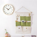 Cotton Linen Door Wall Home Hanging Bag Hanger Organizer Storage Pouch 7 Desktop Organizer