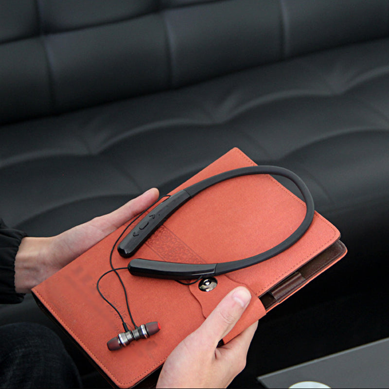 HiFi Wireless bluetooth Neckband CVC6.0 Noise Cancelling Stereo Sports Earphone Headphone with Mic