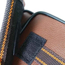 Outdoor Fashion Vertical PU Leather Large Capacity Phone Bag Men Waist Pack Portable Zip Coin Purse