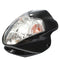 H4 Hi/Lo Headlight Turn Signal Housing with Amber Lamp Motorcycle ATV