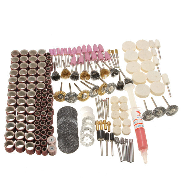 217pcs Rotary Tool Accessories Set for Dremel Grinding Sanding Polishing Tool