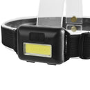 XANES 201 450LM COB LED Ultralight Headlamp 3 Switch Modes Adjustable Camping Running 3*AAAA Battery