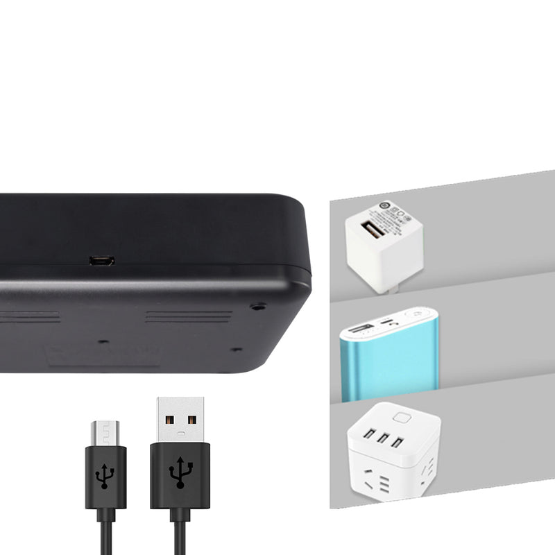 PALO Multi 8 Slots LCD Display Battery Charger Travel Portable Car Chargers Smart Charger For Nimh Nicd AA/AAA/SC/C/D/9V Rechargeable Battery