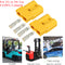 2Pcs 50A  DC12/24V Anderson Style Plug Connectors Anderson Power Plug 4X Terminals Yellow