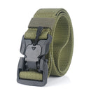 AWMN MB19 125cm x 3.8cm Military Tactical Belt Adjustable Nylon Belt Waist Belt Polyester Magnetic Buckle