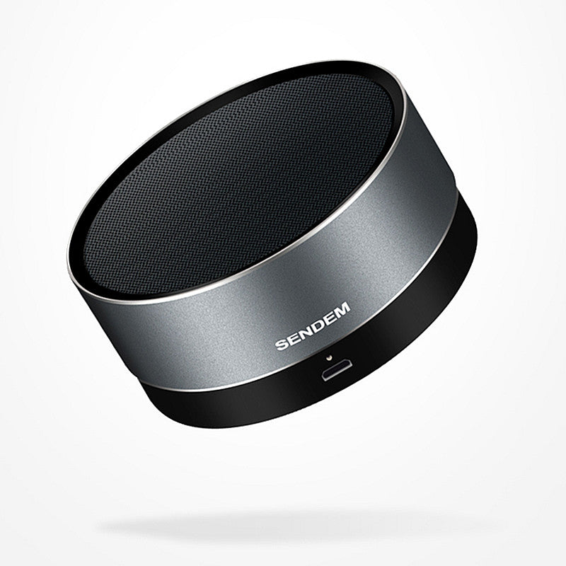 F3 Metal Wireless bluetooth Speaker Portable Subwoofer HIFI Handsfree AUX TF Card Speaker With Mic