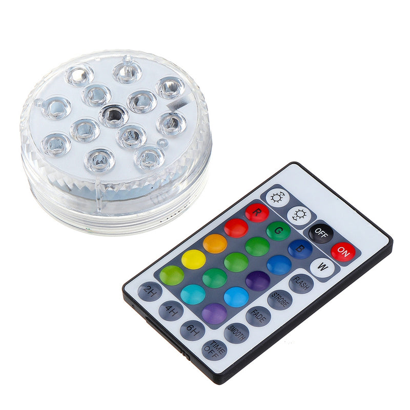 Swimming Pool Light LED Underwater Remote RGB Control Multi Color Fountain Light