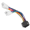 AU Car Side Trim Double Din Dash Facia Fascia Kit +ISO Wiring Harness For Toyota