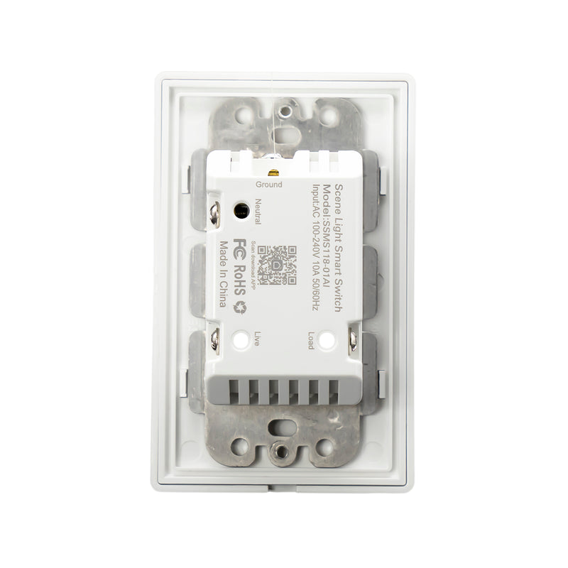 AC 100-240V 10A US Smart Light Switch Phone Remote Support Alexa Google Home IFTTT Control