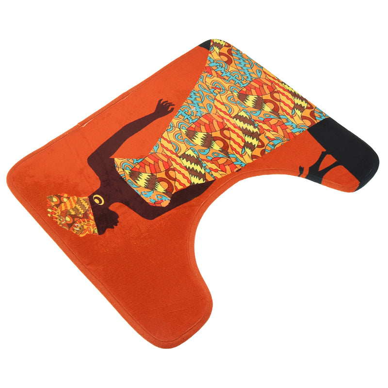 3 Piece Set Bathroom Carpet Toilet Mat And Seat Cover Toiletseat Nemo Bath Rug Non Slip