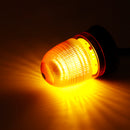 DC12-24V 80LED Magnetic Roof Rotating Flash Amber Beacon Strobe Tractor Warning Signal Light