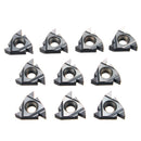Drillpro 10pcs 16ER AG55 Tungsten Steel Inserts External Turning Tool Holder Inserts