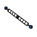 HOOZHU S09 25.4 9" Double Ball Head Connecting Bracket Support for Diving Flashlight Diving Camer