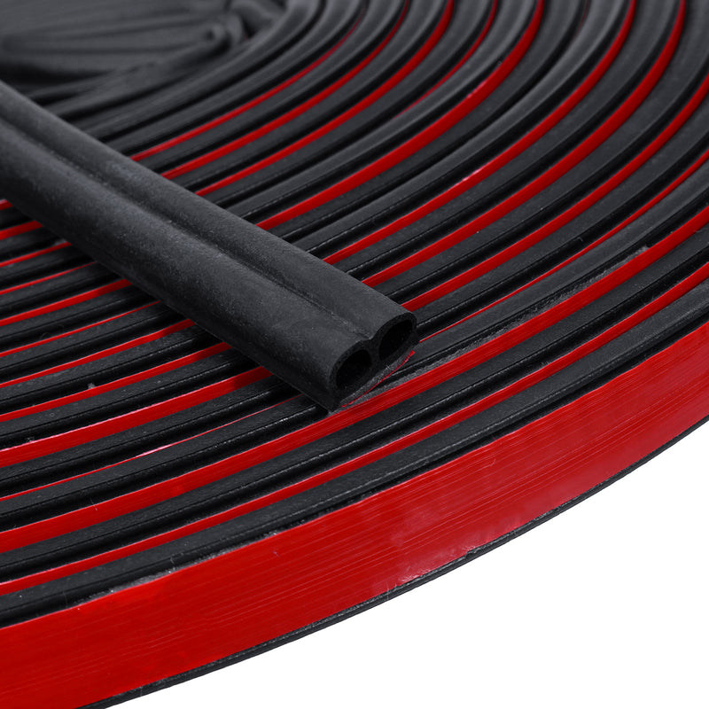 5M/8M Universal Car B-shape Window Door Rubber Seal Strip Hollow Weatherstrip Sealing Strip