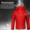 Electric Battery USB Rechargable Heating Heated Coats Jacket Winter Warm For Men Female